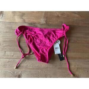 Stylish Pink Bikini Bottoms with Ties